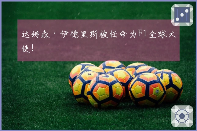 达姆森·伊德里斯被任命为F1全球大使！